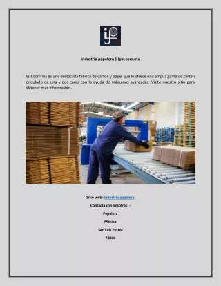 industria papelera  Ipsl.com.mx