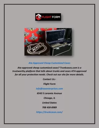 Ata Approved Cheap Customized Cases | Trunkcases.com