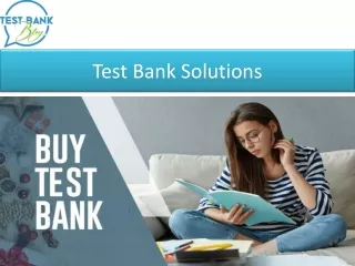test bank solutions