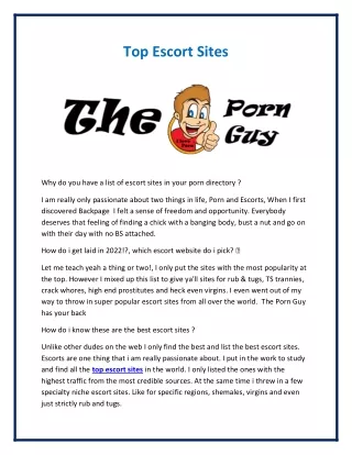 top escort sites
