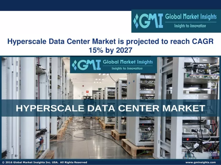 hyperscale data center market is projected
