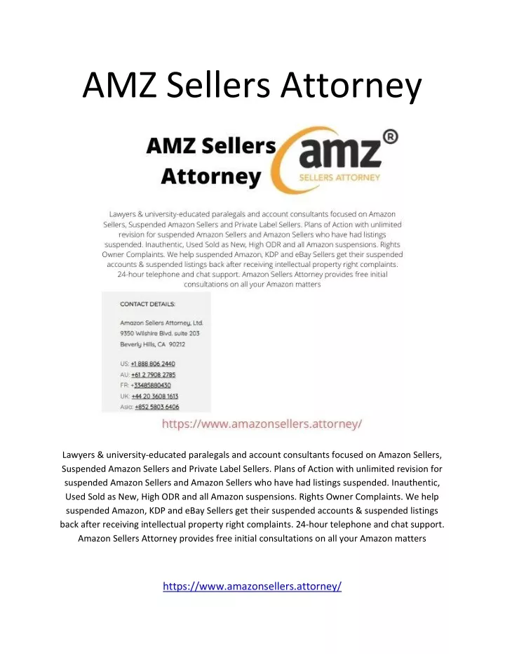 amz sellers attorney