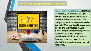 Search Engine Optimization  Orbizent