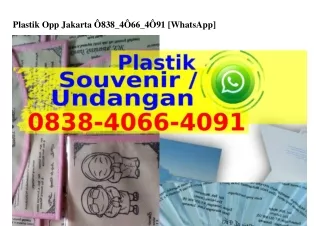 Plastik Opp JakartaPlastik Opp Jakarta Ö8ᣮ8-ᏎÖᏮᏮ-ᏎÖᑫI[WhatsApp]