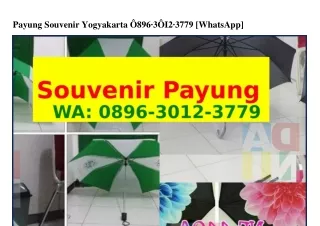 Payung Souvenir Yogyakarta O89Ϭ~౩Ol2~౩779[WhatsApp]