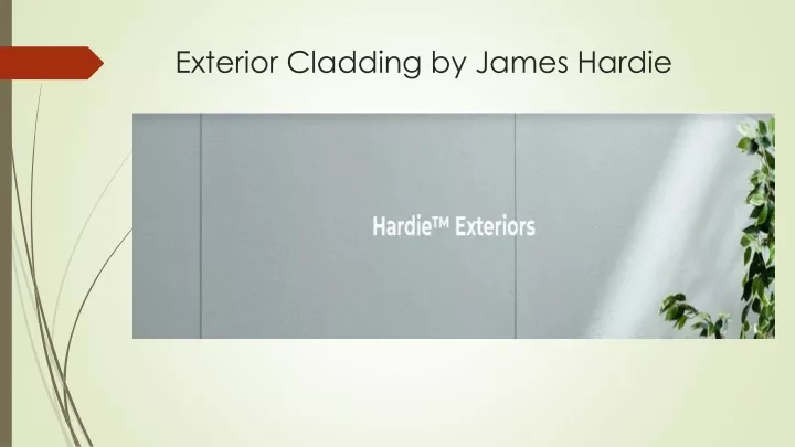 exterior cladding by james hardie