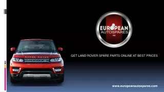 Land Rover Spare Parts Online