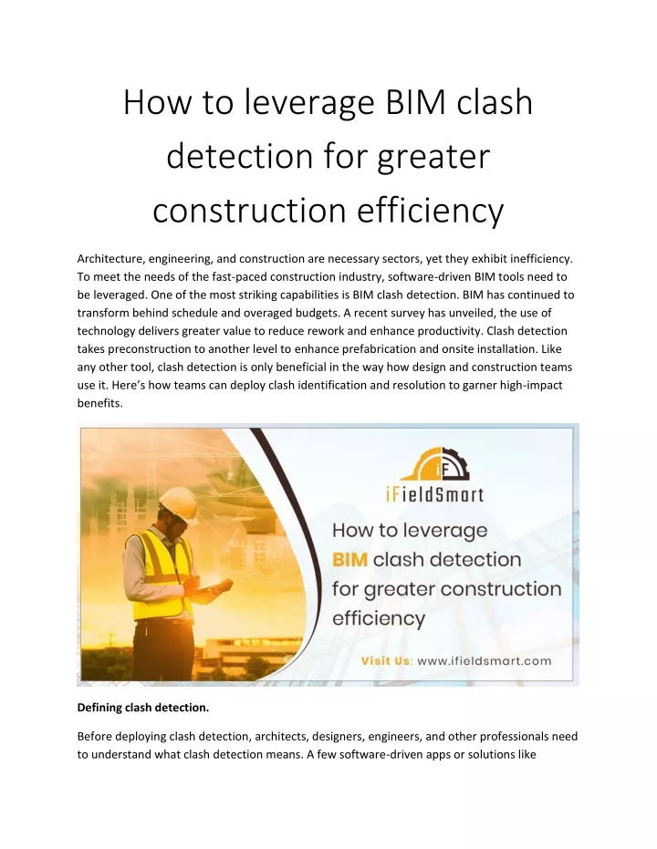 how to leverage bim clash detection for greater