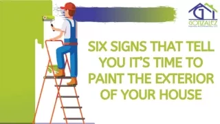 Six signs that tell you it’s time to paint the exterior of your house