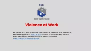 violence at work
