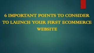 6-Important-Points-to-Consider-to-Launch-Your-First-Ecommerce-Website