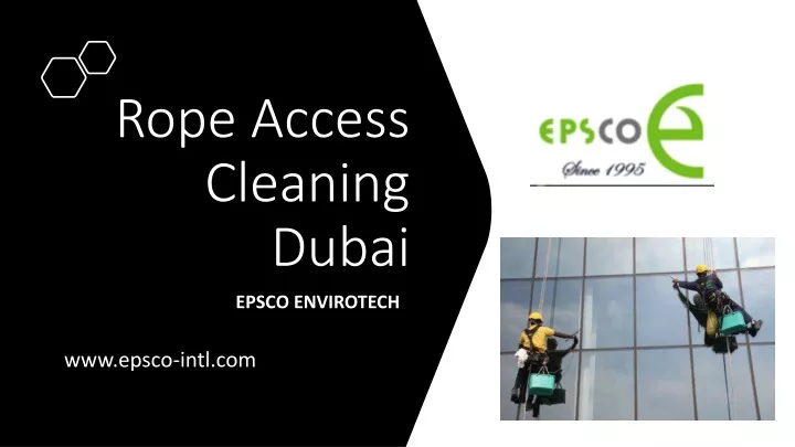 rope access cleaning