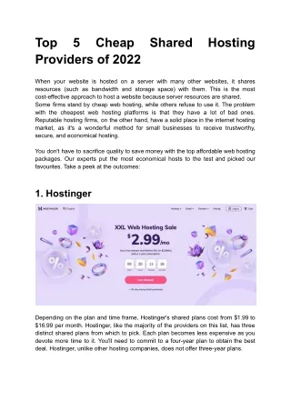 top providers of 2022