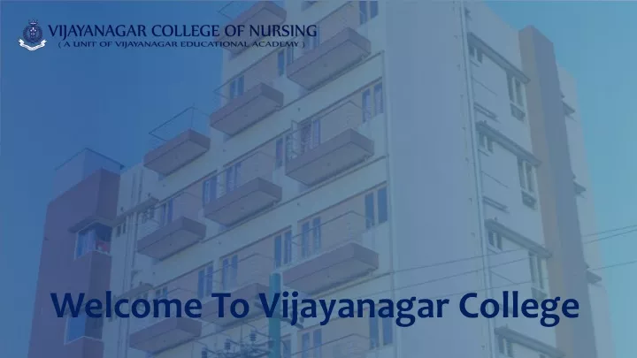 welcome to vijayanagar college