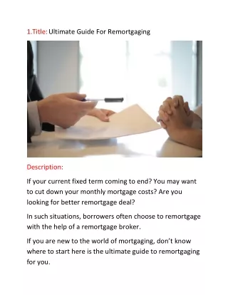 Mortgage Broker UK
