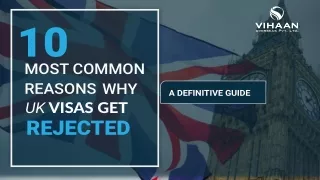 10 Most Common Reasons Why UK Visas Get Rejected – A Definitive Guide