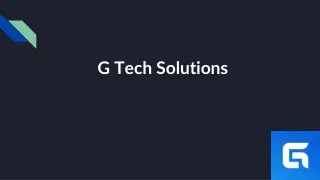 g tech solutions