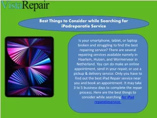Best things to Consider While Searching for IPadreparatie Service