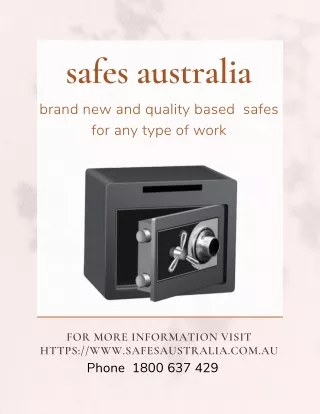 safes australia pdf
