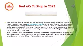 Best ACs To Shop In 2022