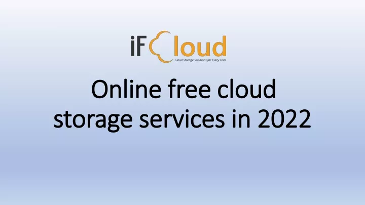 online free cloud online free cloud storage