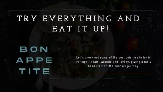 best cuisines to try in europe
