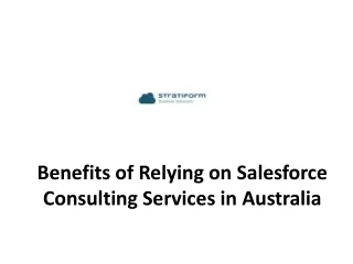 Salesforce Consulting Services in Australia