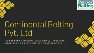 USES OF Food Grade Conveyor Belt , Heat Resistant conveyor Belt andConveyor belt