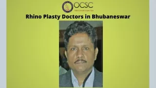 rhino plasty doctors in bhubaneswar