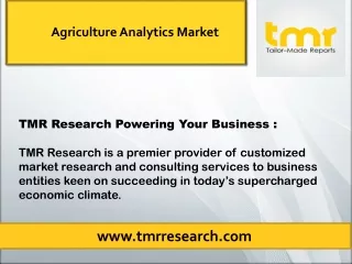 agriculture analytics market