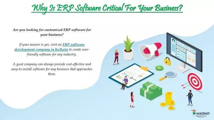 why is erp software critical for your business