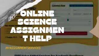 online science assignmen t help