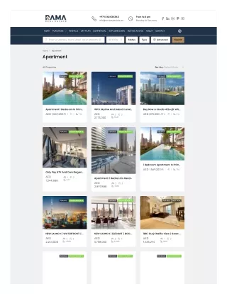 Furnished Apartments for Sale in Dubai