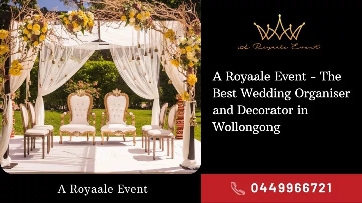 a royaale event the best wedding organiser