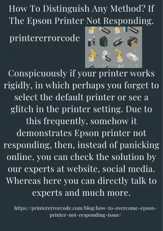 how to distinguish any method if the epson