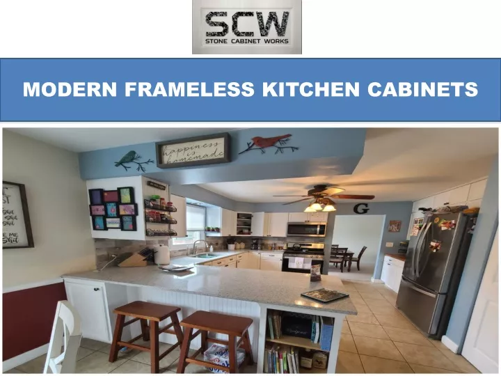 modern frameless kitchen cabinets