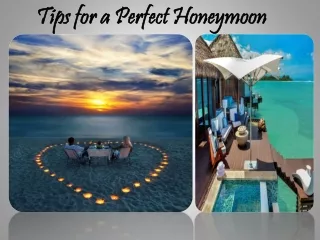 tips for a perfect honeymoon