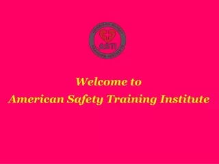 welcome to
