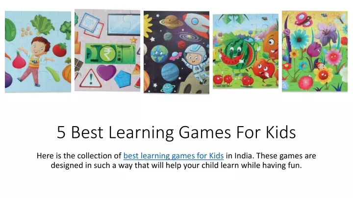 5 best learning games for kids