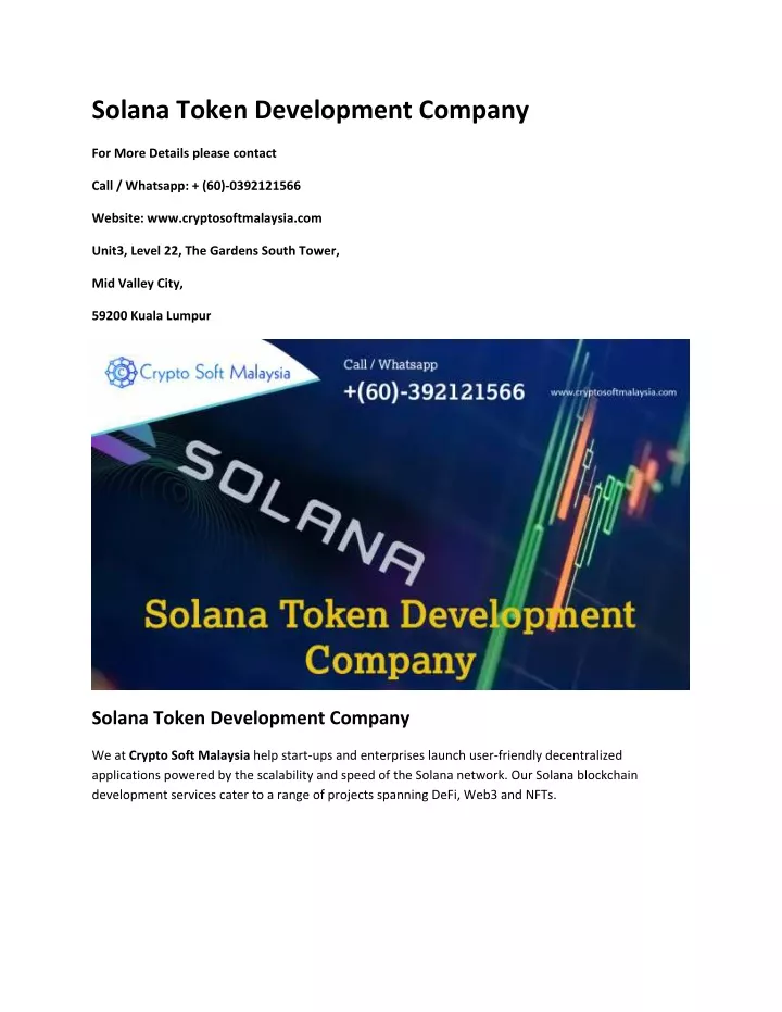 solana token development company