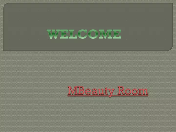 mbeauty room