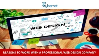 reasons to work with a professional web design