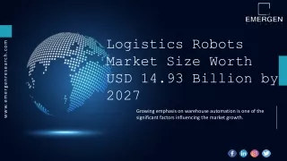 logistics robots market size worth