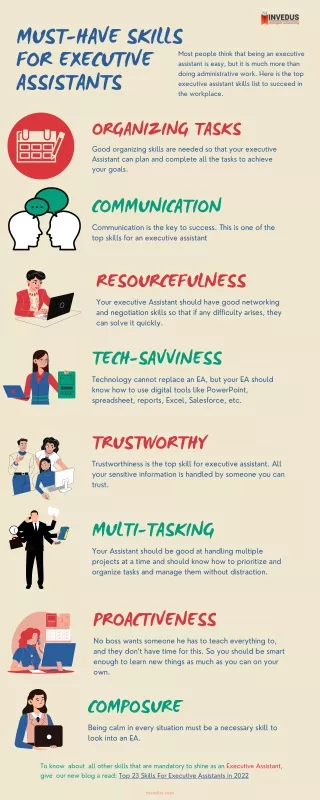 must have skills for executive assistants