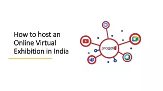 how to host an online virtual exhibition in india