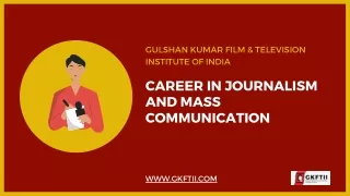 Scope, Jobs and Career Opportunities after Journalism and Mass Communication