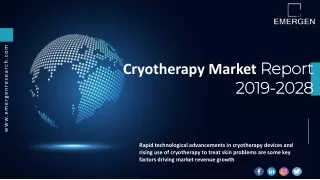 cryotherapy market report 2019 2028