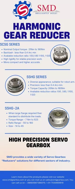 HARMONIC REDUCER | SMD Gearbox