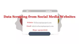 data scraping from social media websites