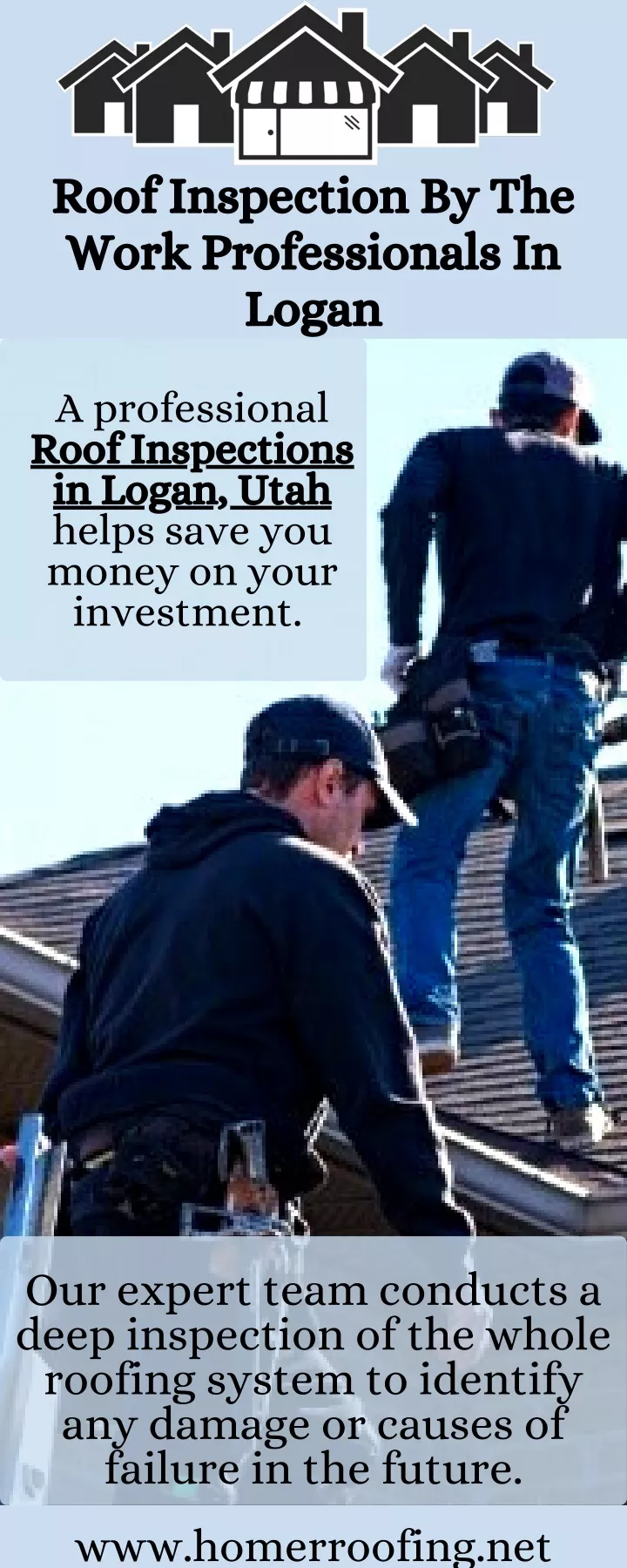 roof inspection by the work professionals in logan